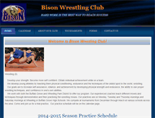 Tablet Screenshot of bisonwrestling.tripod.com