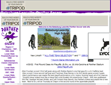 Tablet Screenshot of blpanthersoccer.tripod.com