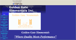 Desktop Screenshot of goldengatesimmentals.tripod.com