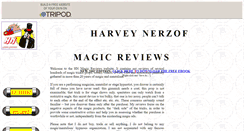 Desktop Screenshot of magicreviews.tripod.com