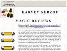 Tablet Screenshot of magicreviews.tripod.com