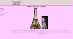 Desktop Screenshot of biancablazier.tripod.com