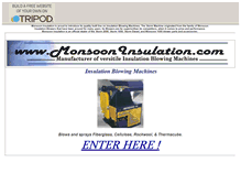 Tablet Screenshot of insulationmachines.tripod.com