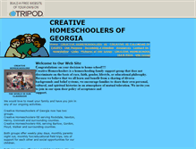 Tablet Screenshot of creativehomeschool.tripod.com