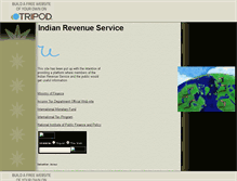 Tablet Screenshot of indianrevenueservice.tripod.com