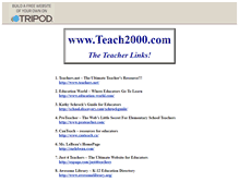 Tablet Screenshot of links4teachers.tripod.com