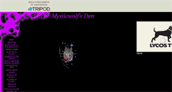 Desktop Screenshot of mysticwolfpa.tripod.com