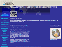 Tablet Screenshot of linkstootherewebsitesection.tripod.com