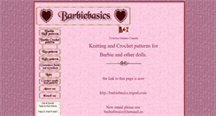 Desktop Screenshot of barbiebasics.tripod.com