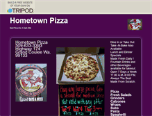 Tablet Screenshot of hometownpizza.tripod.com