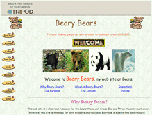 Tablet Screenshot of bearybearscl.tripod.com
