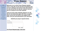 Desktop Screenshot of prayerrequest.tripod.com