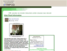 Tablet Screenshot of freealoeplant.tripod.com