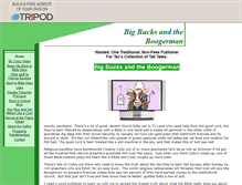 Tablet Screenshot of boogerbucks.tripod.com