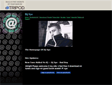 Tablet Screenshot of dj-sye.tripod.com