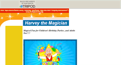 Desktop Screenshot of harveythemagician.tripod.com