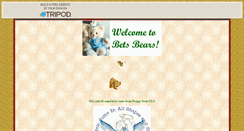 Desktop Screenshot of betsbears.tripod.com