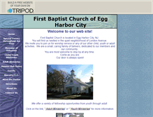Tablet Screenshot of firstbaptistehc.tripod.com