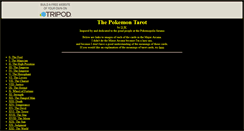 Desktop Screenshot of poketarot.tripod.com