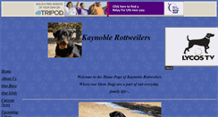 Desktop Screenshot of kaynoblerottweilers.tripod.com