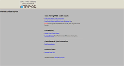 Desktop Screenshot of creditreport-dan25.tripod.com