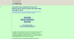 Desktop Screenshot of nchomeinspections.tripod.com