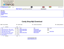 Tablet Screenshot of candyshopmp3download.tripod.com