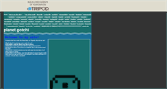 Desktop Screenshot of planet-gotchi.tripod.com