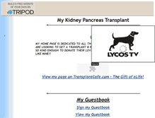 Tablet Screenshot of kptransplant.tripod.com