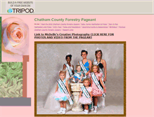 Tablet Screenshot of chathamcountyforestry.tripod.com