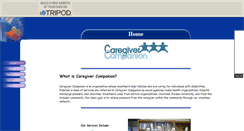 Desktop Screenshot of caregivercompanion.tripod.com