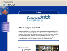 Tablet Screenshot of caregivercompanion.tripod.com
