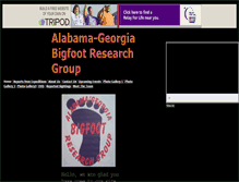 Tablet Screenshot of ag-bigfoot-research.tripod.com