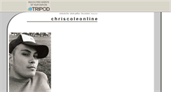 Desktop Screenshot of chriscoleonline.tripod.com