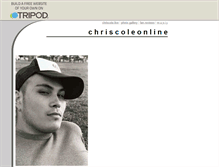 Tablet Screenshot of chriscoleonline.tripod.com