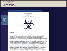 Tablet Screenshot of dioxinthreat.tripod.com
