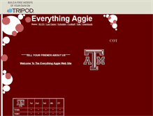 Tablet Screenshot of everything-aggie.tripod.com