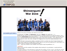 Tablet Screenshot of nhkshinsengumi.tripod.com