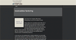 Desktop Screenshot of factoringaccountsreceivable.tripod.com