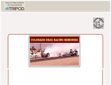 Tablet Screenshot of coloradodragracingmemories.tripod.com