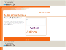 Tablet Screenshot of fedexvirtualairlines.tripod.com