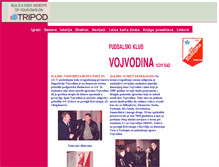 Tablet Screenshot of fkvojvodina.tripod.com