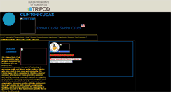 Desktop Screenshot of clintoncudas.tripod.com