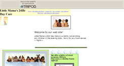 Desktop Screenshot of littlemamasdaycare.tripod.com