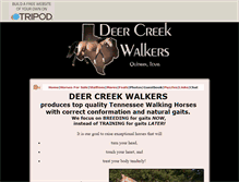 Tablet Screenshot of deercreekwalkers.tripod.com