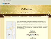 Tablet Screenshot of dscatering.tripod.com