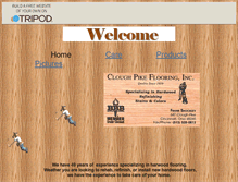 Tablet Screenshot of cloughpikeflooring.tripod.com