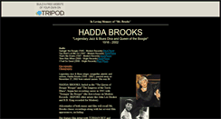 Desktop Screenshot of haddabrooks.tripod.com