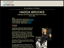 Tablet Screenshot of haddabrooks.tripod.com