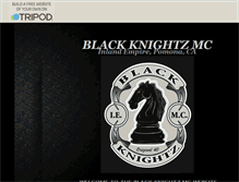 Tablet Screenshot of blackknightzmc.tripod.com